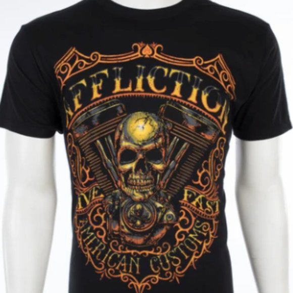 Affliction Other - AFFLICTION Mens Short Sleeve THUNDER Crewneck T-Shirt
